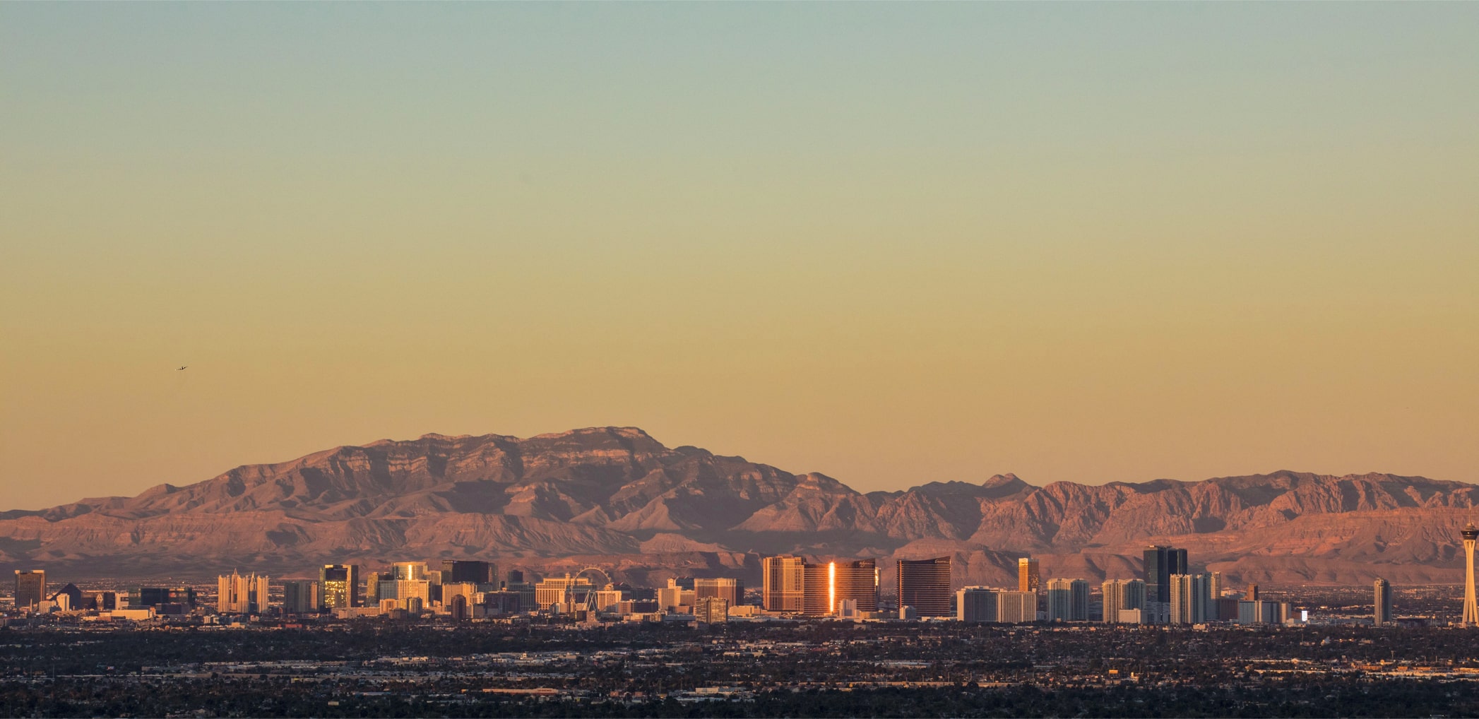 Landscape shot of Las Vegas City